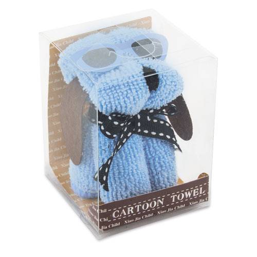 Toalla Perrito Microfibra En Caja De Regalo