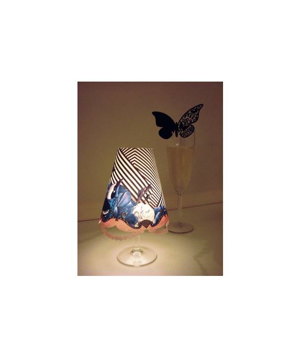 Pack De 10 Marcasitios Mariposa Negra