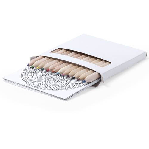 Set Mandalas Con 12 Lapices Y 12 Laminas